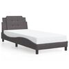 vidaXL Cadre de lit sans matelas Zadar gris 80x200 cm similicuir