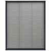 vidaXL Moustiquaire pliss&eacute;e pour fen&ecirc;tre Aluminium Anthracite 60x80 cm
