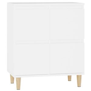 vidaXL Buffet Blanc 60x35x70 cm Bois d'ing&eacute;nierie