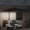 vidaXL Parasol de jardin Bordeaux 248,5 x 247,5 x 160 cm