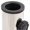 vidaXL Base de parasol pour m&acirc;t &Oslash;38/48 mm argent&eacute; inox