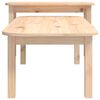 vidaXL Ensemble de tables basses 2 pcs Bois massif de pin