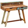 vidaXL Bureau Bois de r&eacute;cup&eacute;ration massif