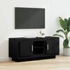 vidaXL Meuble TV Ch&ecirc;ne noir 102 x 35 x 45 cm Bois d'ing&eacute;nierie