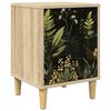 vidaXL Table de chevet RHENEN Ch&ecirc;ne Sonoma 36 x 33 x 50 cm
