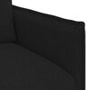 vidaXL Ensemble de Canap&eacute;s 2 pcs Noir 196 x 82 x 85 cm tissu