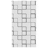 vidaXL Store enrouleur de douche 130x240 cm largeur du tissu 126 cm