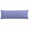 vidaXL Coussins de canapé 2 pcs Bleu 120 x 40 cm tissu