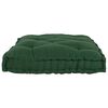 vidaXL Coussin de canapé sur palette Vert tissu