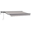 vidaXL Cadre de store manuel avec LEDs 3 x 2,5 m