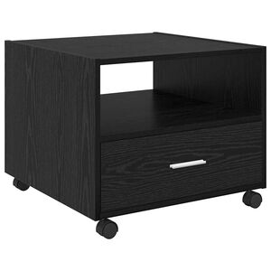 vidaXL Table basse Ch&ecirc;ne noir 55 x 55 x 45cm Bois d'ing&eacute;nierie