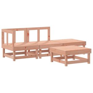 vidaXL Salon de jardin 4 pcs bois massif douglas