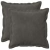 vidaXL Coussin avec oreiller HOUTEN 2 pc Gris fonc&eacute; Fl&oslash;jl