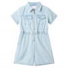 vidaXL Combinaison enfants avec manches courtes bleu doux 104