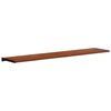 vidaXL Appui de fen&ecirc;tre Bois Brun 120 x 35 x 4,5 cm PVC