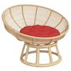 vidaXL Coussin rond rouge &Oslash; 60 x11 cm tissu oxford