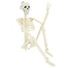 vidaXL Squelette d'Halloween 2 pc Blanc 85 cm PVC