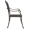 vidaXL Chaise de jardin 2 pcs Bronze 55 x 56,5 x 91cm Aluminium