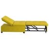 vidaXL Canap&eacute;-Lit Jaune 194 x 67 x 82 cm Velours