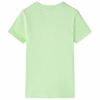 T-shirt pour enfants vert citron 116