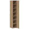 vidaXL Haut Armoire 2 pcs Ch&ecirc;ne artisanal 30 x 42,5 x 185 cm