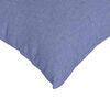 vidaXL Coussins de canapé 2 pcs Bleu 60 x 40 cm tissu