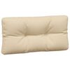 vidaXL Coussins de palette lot de 7 beige tissu