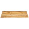 vidaXL Dessus de table &agrave; bord vivant 110x80x2,5cm bois massif manguier