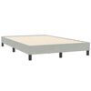vidaXL Sommier à lattes de lit sans matelas gris clair 120x210 cm