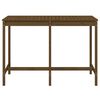 vidaXL Table de jardin marron miel 159,5x82,5x110cm bois massif de pin