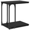 vidaXL Table d'appoint Ch&ecirc;ne noir 50 x 35 x 52 cm Bois d'ing&eacute;nierie