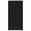 vidaXL Jardini&egrave;res 2 pcs noir 40x40x80 cm r&eacute;sine tress&eacute;e