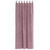 vidaXL Rideaux occultants 2 pcs Rose fonc&eacute; 140 x 245 cm Velours