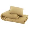 vidaXL Ensemble de housse de couette Taupe 140x200 cm Microfibre