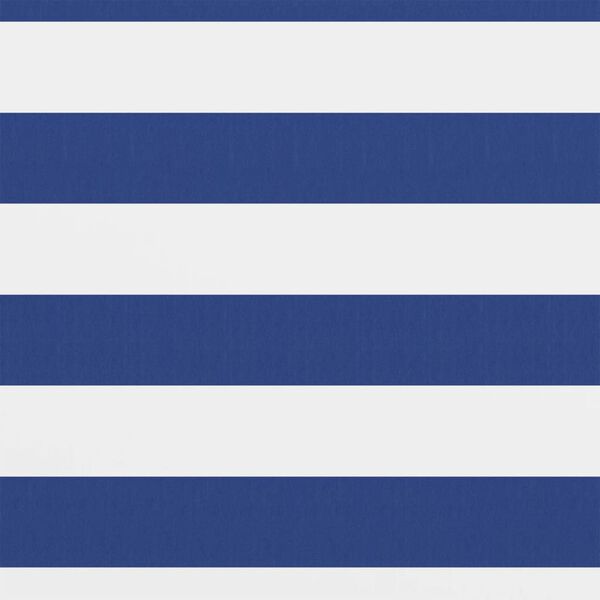 vidaXL Écran de balcon Blanc et bleu 120x600 cm Tissu Oxford