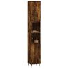 vidaXL Armoire de bain ch&ecirc;ne fum&eacute; 30x30x190 cm bois d'ing&eacute;nierie