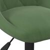 vidaXL Chaise de salle à manger Vert foncé Velours