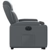 vidaXL Fauteuil inclinable électrique gris similicuir