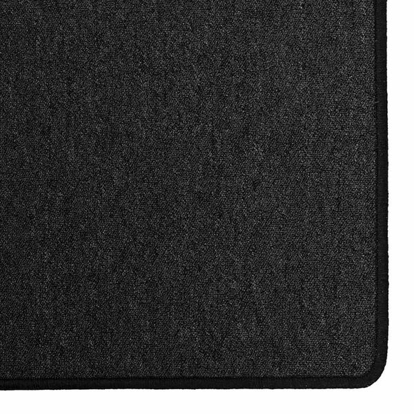 vidaXL Tapis Couloir Anthracite 80 x 500 cm 100% Polypropylène