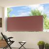 vidaXL Auvent lat&eacute;ral r&eacute;tractable de patio 100x300 cm Marron