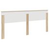 vidaXL T&ecirc;te de lit Ch&ecirc;ne Sonoma 200 cm Bois d'ing&eacute;nierie