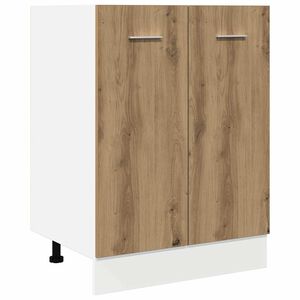 vidaXL Meuble bas Lyon Ch&ecirc;ne artisanal 60x46x81,5 cm bois d'ing&eacute;nierie