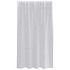 vidaXL Rideau en Voile 2 pcs Gris clair 140 x 140 cm Polyester