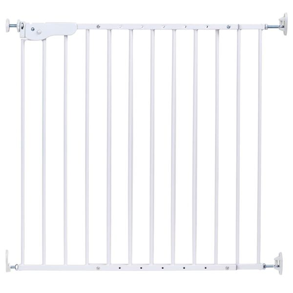 CHILDHOME Barri&egrave;re de s&eacute;curit&eacute; Supra 75-110 cm M&eacute;tal Blanc