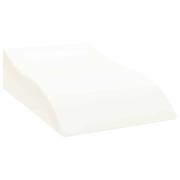 vidaXL Coussin pour jambes Blanc 68 x 40 x 18 cm