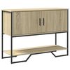 vidaXL Table console ch&ecirc;ne sonoma 100x35x74,5 cm bois d'ing&eacute;nierie