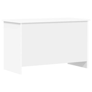 vidaXL Coffre de rangement Blanc 80 x 40 x 50 cm Bois d'ing&eacute;nierie