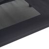 vidaXL Lit pour Chien Noir 76 x 62 x 70,5 cm Acier