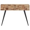 vidaXL Table console 110x34x80 cm teck de r&eacute;cup&eacute;ration massif