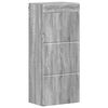 vidaXL Armoire murale de salle de bain TULUM Gris Sonoma